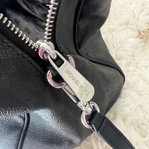 MIchael Kors black monogram hand bag